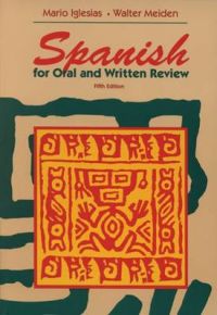 Spanish for Oral and Written Review: Book by Mario Iglesias