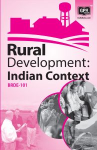 BRDE101 Rural Development : Indian Context (IGNOU Help book for BRDE-101 in English Medium): Book by GPH Panel of Experts