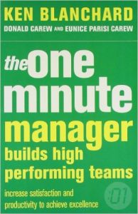 One Minute Manager Builds High Performing Team: Book by Ken Blanchard