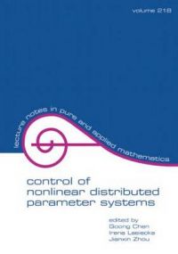Control of Nonlinear Distributed Parameter Systems