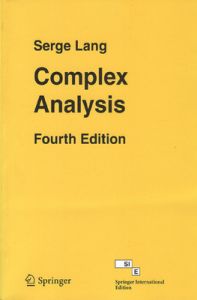 serge lang complex analysis
