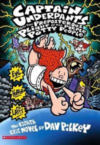 Captain Underpants And the Preposterous Plight of the Purple Potty People (English) (Paperback): Book by Dav Pilkey