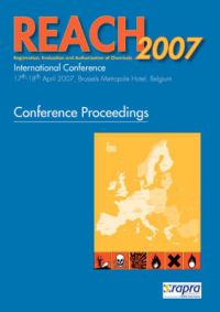 REACH 2007: Brussels, Belgium, 17-19 April 2007 REACH 2007: Brussels, Belgium, 17-19 April 2007