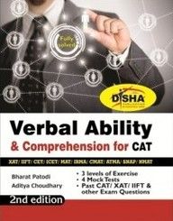 Verbal Ability & Comprehension for CAT/ XAT/ IIFT/ CMAT/ MAT/ Bank PO/ SSC 2nd Edition: Book by Aditya Choudhary Bharat Patodi Verbal Ability & Comprehension for CAT/ XAT/ IIFT/ CMAT/ MAT/ Bank PO/ SSC 2nd Edition: Book by Aditya Choudhary Bharat Patodi