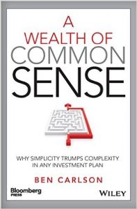A Wealth of Common Sense: Why Simplicity Trumps Complexity in Any Investment Plan: Book by Ben Carlson A Wealth of Common Sense: Why Simplicity Trumps Complexity in Any Investment Plan: Book by Ben Carlson