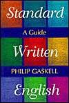 Standard Written English: A Guide: Book by Philip Gaskell