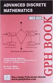 MCS033 Advanced Discrete Mathematics (IGNOU Help book for MCS-033 in English Medium): Book by Vimal Kumar Sharma 