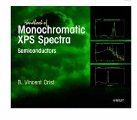 Handbook  of Monochromatic XPS Spectra: Semiconductors: Book by B. Vincent Crist