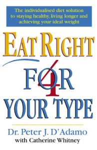 Eat Right 4 Your Type (English) (Paperback): Book by Peter D'Adamo