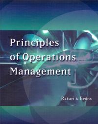 Principles of Operations Management: Book by Amitabh Raturi Principles of Operations Management: Book by Amitabh Raturi