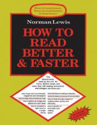 How To Read Better & Faster (English) 4th Edition (Paperback): Book by N. Lewis