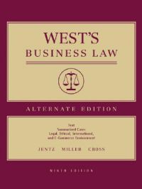 West's Business Law: Book by Gaylord A. Jentz West's Business Law: Book by Gaylord A. Jentz