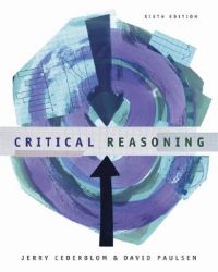 Critical Reasoning: Book by Cedarblom