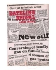 Dateline Bhopal: A Newsman's Diary of the Gas Disaster: Book by Anees Chishti