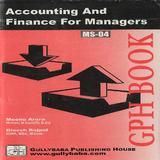 MS04 Accounting And Finance For Managers  (IGNOU Help book for MS-04 in English Medium): Book by Meenu Arora