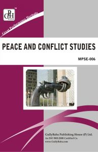 MPSE006 Peace And Conflict Studies (IGNOU Help book for MPSE-006 in English Medium): Book by Expert Panel of GPH 