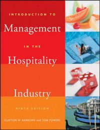 Introduction to Management in the Hospitality Industry: Book by Clayton W. Barrows
