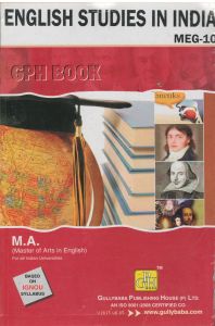 MEG10 English Studies In India (IGNOU Help book for MEG-10 in English Medium): Book by Kapila Gogia Chugh