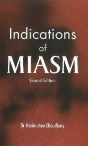 INDICATIONS OF MIASM: Book by Harimohon Choudhury