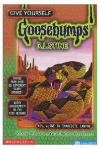 Alone in Snakebite Canyon: Book by R. L. Stine