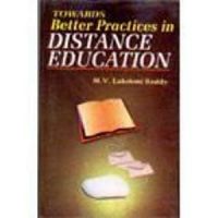 Towards better practice in distance education: Book by M. V. Lakshmi Reddy