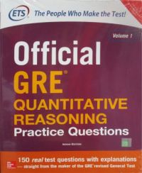 Official GRE Quantitative Reasoning Practice Questions (Volume 1) (English) 1st Edition (Paperback): Book by Educational Testing Service Official GRE Quantitative Reasoning Practice Questions (Volume 1) (English) 1st Edition (Paperback): Book by Educational Testing Service
