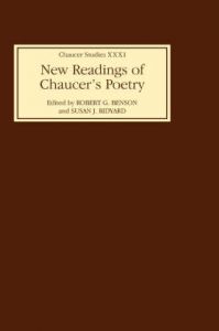 New Readings of Chaucer's Poetry