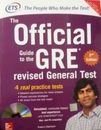 The Official Guide to the GRE Revised General Test (With CD) (English) 2nd Edition (Paperback): Book by Educational Testing Service The Official Guide to the GRE Revised General Test (With CD) (English) 2nd Edition (Paperback): Book by Educational Testing Service