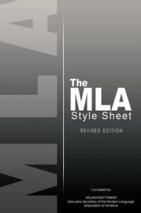 The MLA Style Sheet: Revised Edition: Book by Modern Language Association