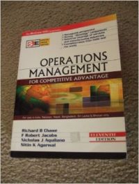 Operations Management for Competitive Advantage 11th Edition : Book by Now in well-deserved retirement, was Professor of Management at the university of Arizona in Tucson where he has been writing books and teaching undergraduate and graduatelevel courses in Operations Management and Project Management for over 25 years. He received his PhD from UCLA and has taught at ... View More Now in well-deserved retirement, was Professor of Management at the university of Arizona in Tucson where he has been writing books and teaching undergraduate and graduatelevel courses in Operations Management and Project Management for over 25 years. He received his PhD from UCLA and has taught at Northeastern University. He has worked for General Electric, and he has also taught at Northeastern University and The Executive Institute of Yogoslavia. Justin B Dart Professor of Operations Management and Director of the Center for Service Excellence at the Marshall School of Business, University of Southern California. He received his PhD in Operations Management, as well as an MBA and BS from UCLA. He has taught at the Harvard Business School, IMD (Switzerland), and the University of Arizona. Dr. Chase has lectured/ consulted recently on service and excellence to such organizations as General Electric, the Southern California Gas Company, the Cato Institute, the Conference Board, Aloha Airlines, The Davies Group, and the American Marketing Association. He has developed executive programs for Honeywell, IBM, and DEC. E-II Faculty Fellow and Professor of Operations Management at the Kelley school of Business, Indiana University. He has degrees in Industrial Engineering, Computer and Information Science, an MBA, and a PhD in Operations Management. His PhD is from The Ohio State University, and he is a past president and a Fellow of the Decision Sciences Institute, which also awarded him with the Distinguished Service Award in fall, 2004. He has authored 5 books and over 30 research articles on topics that include inventory control, the design of manufacturing facilities, cellular manufacturing and the scheduling of manufacturing operations. Associate Professor in the area of Operations Management and Quantitative Techniques at Indian Institute of Management, Indore. He received his PhD in Operations Research from North Carolina State University, USA, an MS from University of North Carolina at Chapel Hill and Integrated M Tech from IIT, Mumbai. He has co-authored several papers, which have appeared in Journals like International Journal of Project Management and IEEE sponsored international conferences. His research and consulting interests are in Operations Management, Supply Chain Management, Project Management and Mathematical Programming. . Operations Management for Competitive Advantage 11th Edition : Book by Now in well-deserved retirement, was Professor of Management at the university of Arizona in Tucson where he has been writing books and teaching undergraduate and graduatelevel courses in Operations Management and Project Management for over 25 years. He received his PhD from UCLA and has taught at ... View More Now in well-deserved retirement, was Professor of Management at the university of Arizona in Tucson where he has been writing books and teaching undergraduate and graduatelevel courses in Operations Management and Project Management for over 25 years. He received his PhD from UCLA and has taught at Northeastern University. He has worked for General Electric, and he has also taught at Northeastern University and The Executive Institute of Yogoslavia. Justin B Dart Professor of Operations Management and Director of the Center for Service Excellence at the Marshall School of Business, University of Southern California. He received his PhD in Operations Management, as well as an MBA and BS from UCLA. He has taught at the Harvard Business School, IMD (Switzerland), and the University of Arizona. Dr. Chase has lectured/ consulted recently on service and excellence to such organizations as General Electric, the Southern California Gas Company, the Cato Institute, the Conference Board, Aloha Airlines, The Davies Group, and the American Marketing Association. He has developed executive programs for Honeywell, IBM, and DEC. E-II Faculty Fellow and Professor of Operations Management at the Kelley school of Business, Indiana University. He has degrees in Industrial Engineering, Computer and Information Science, an MBA, and a PhD in Operations Management. His PhD is from The Ohio State University, and he is a past president and a Fellow of the Decision Sciences Institute, which also awarded him with the Distinguished Service Award in fall, 2004. He has authored 5 books and over 30 research articles on topics that include inventory control, the design of manufacturing facilities, cellular manufacturing and the scheduling of manufacturing operations. Associate Professor in the area of Operations Management and Quantitative Techniques at Indian Institute of Management, Indore. He received his PhD in Operations Research from North Carolina State University, USA, an MS from University of North Carolina at Chapel Hill and Integrated M Tech from IIT, Mumbai. He has co-authored several papers, which have appeared in Journals like International Journal of Project Management and IEEE sponsored international conferences. His research and consulting interests are in Operations Management, Supply Chain Management, Project Management and Mathematical Programming. .