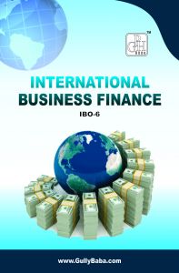 IBO6 International Business Finance (IGNOU Help book for IBO-6 in English Medium): Book by Sudhir Kochhar