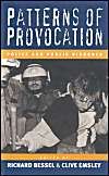 Patterns of Provocation: Police and Public Disorder: Book by Richard Bessel Patterns of Provocation: Police and Public Disorder: Book by Richard Bessel