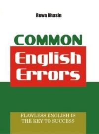 Common English Error English(PB): Book by Rewa Bhasin