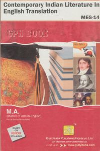 MEG14 Contemporary Indian Literature In English Translation (IGNOU Help book for MEG-14 in English Medium): Book by GPH Panel of Experts