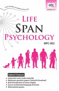 MPC002 Life Span Psychology (IGNOU Help book for MPC-002 in English Medium): Book by GPH Panel of Experts