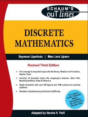 Discrete Mathematics (Schaum's Outlines) (SIE) Revised Third Edition: Book by Lipschutz