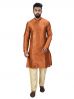 Buy Angrakha Cotton Silk Regular Fit Self Design Kurta Pajama Set ( Code - Bckuset15) online