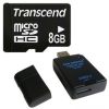 Transcend 8GB Micro SD Card With Free Card Reader