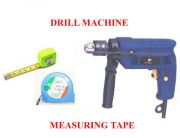 Effective Drill Machine For Multipurpose Use Free Measuring Tape 3mtr.