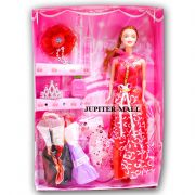 Barbie Doll Set with Beautiful Trendy Dresses kids Toys Toy Baby Gift -20