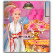 Barbie Doll Set with Beautiful Trendy Dresses kids Toys Toy Baby Gift -48