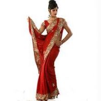 Red Georgette