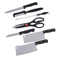 Shopper52 7 Piece Stainless Steel Kitchen Knife Set with Knife Scissor - HKNIFE