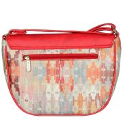 Esbeda Red Color Graphic Print Sling Bag For Womens