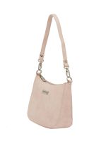 Esbeda Pink Color Solid Pu Synthetic Material Slingbag For Women