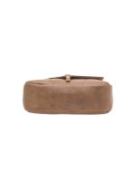 Esbeda Beige Solid Pu Synthetic Material Slingbag For Women(code-1998)