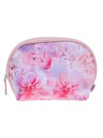 ESBEDA Pink Floral Print Pu Synthetic Material Travelling Kit For Women