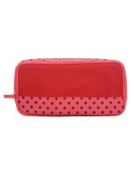 ESBEDA Red Printed Pu Synthetic Material Travelling Kit For Women