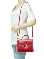 Esbeda Red Solid Pu Synthetic Material Handbag For Women-( Code-2318)