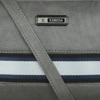 Esbeda Drymilk Grey Pu Synthetic Slingbag For Women's Grey